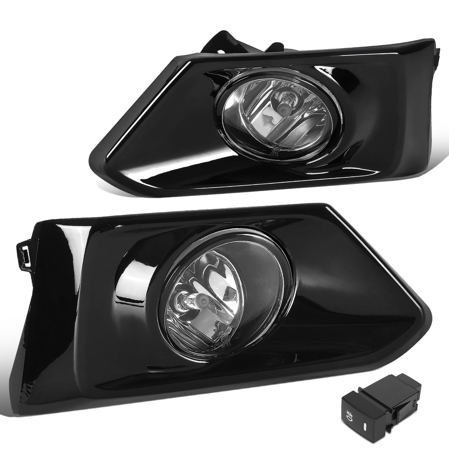 FAROS DE NIEBLA 19-22 NISSAN ALTIMA - H11 BULB - WITH SWTICH, WIRING - CHROME / CLEAR