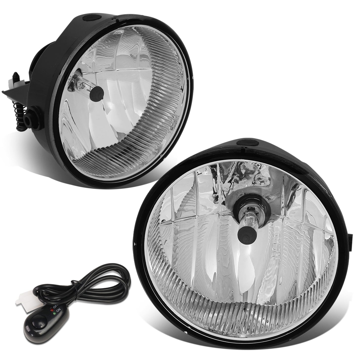 FAROS DE NIEBLA 06-10 FORD F-150 / 06-10 LINCOLN MARK LT - 9140 BULB - WITH SWITCH, WIRING - CLEAR