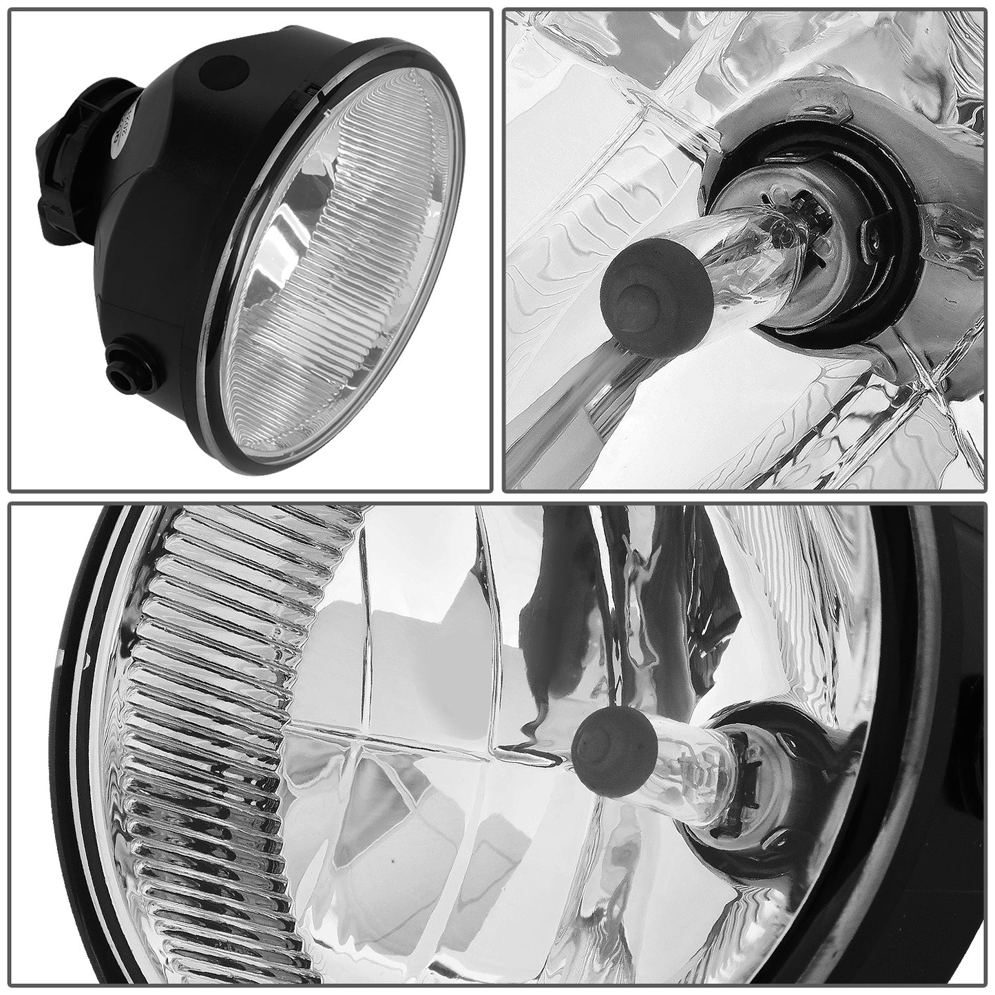 FAROS DE NIEBLA 06-10 FORD F-150 / 06-10 LINCOLN MARK LT - 9140 BULB - WITH SWITCH, WIRING - CLEAR