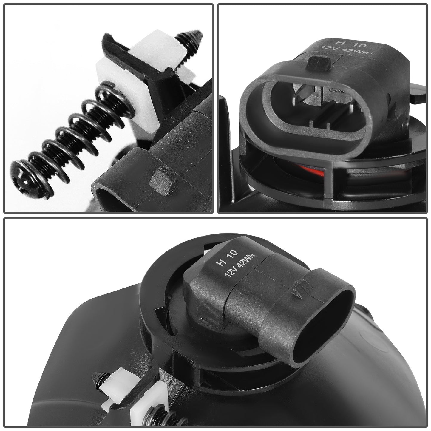 FAROS DE NIEBLA 06-10 FORD F-150 / 06-10 LINCOLN MARK LT - 9140 BULB - WITH SWITCH, WIRING - CLEAR