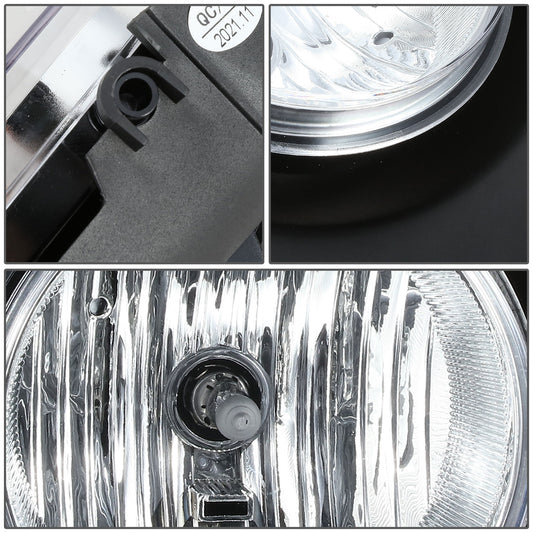 FAROS DE NIEBLA 03-07 GMC SIERRA 1500, 1500 HD, 2500 HD, 3500 / 03-04 SIERRA 2500 / 2001 SIERRA C3 - DOES NOT FIT ALL DENALI TRIMS - FITS CLASSIC MODELS ONLY FOR 2007 - H10 BULB - CHROME / CLEAR