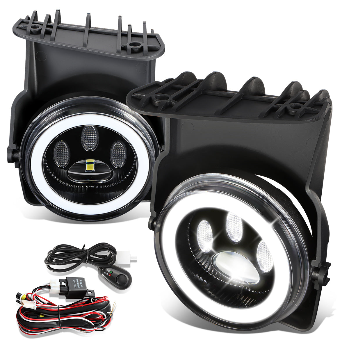 FAROS DE NIEBLA 03-07 GMC SIERRA 1500 / 03-07 GMC SIERRA 1500 HD / 03-04 GMC SIERRA 2500 / 03-07 GMC SIERRA 2500 HD / 03-07 GMC SIERRA 3500 / 2001 GMC SIERRA C3 - DOES NOT FIT ALL DENALI TRIMS. FOR 2007, FITS CLASSIC MODELS ONLY,CLEAR