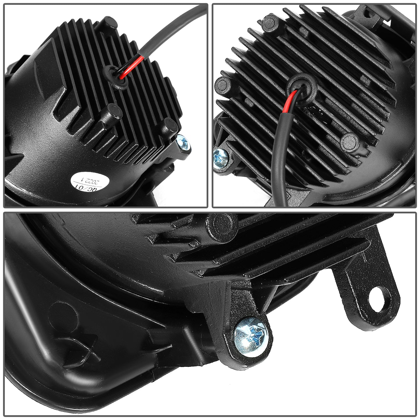 FAROS DE NIEBLA 14-21 TOYOTA TUNDRA - LED PROJECTOR - WITH SWITCH AND BEZEL - SMOKE