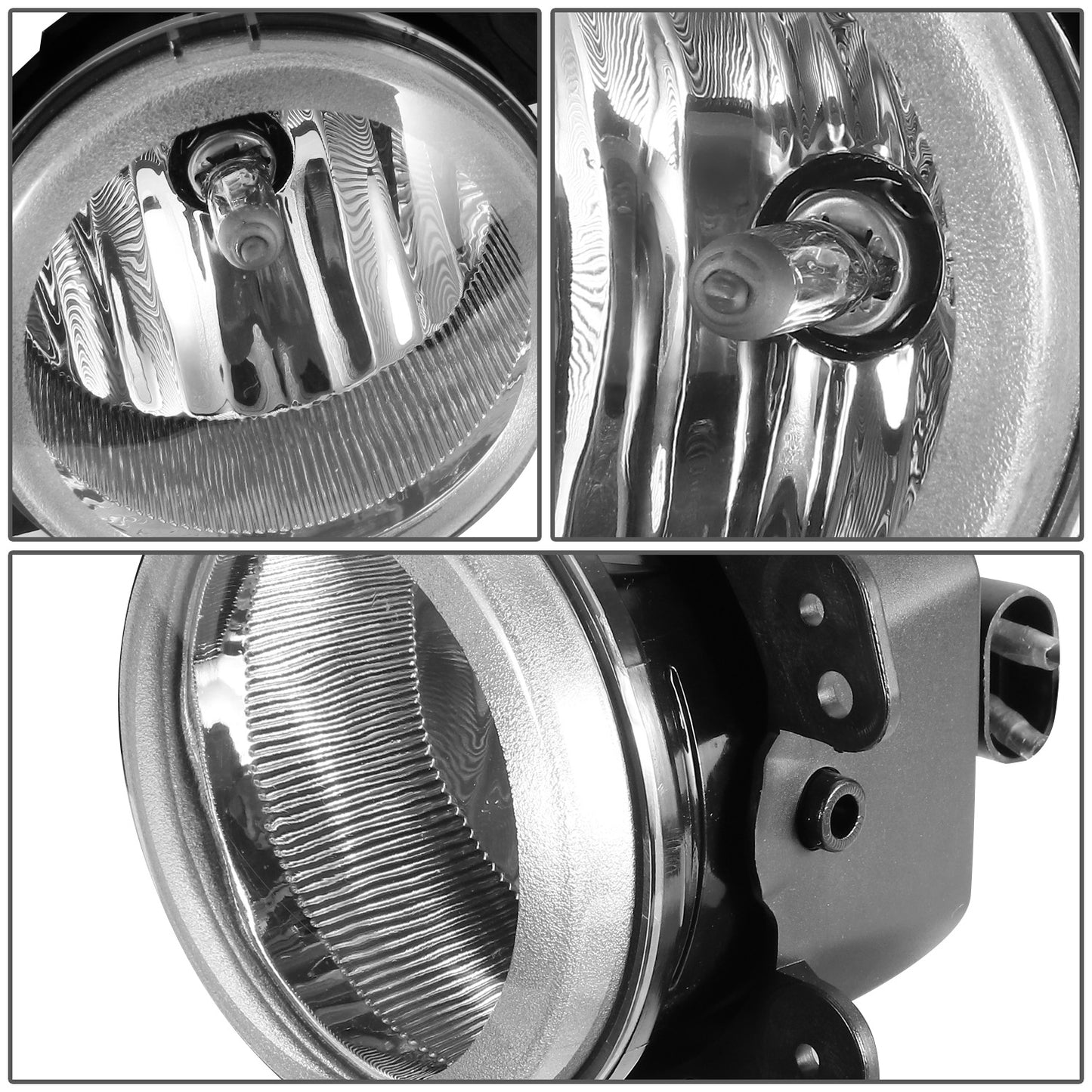 FAROS DE NIEBLA 05-10 CHRYSLER 300 C SRT8 TOURING LIMITED S / 06-10 CHRYSLER PT CRUISER / 2009 DODGE JOURNEY / 05-07 DODGE MAGNUM / 07-18 JEEP WRANGLER - H10 BULB - CLEAR