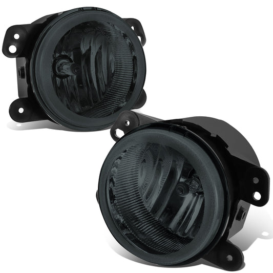 FAROS DE NIEBLA 05-10 CHRYSLER 300 C SRT8 TOURING LIMITED S / 06-10 CHRYSLER PT CRUISER / 2009 DODGE JOURNEY / 05-07 DODGE MAGNUM / 07-18 JEEP WRANGLER - H10 BULB - SMOKED