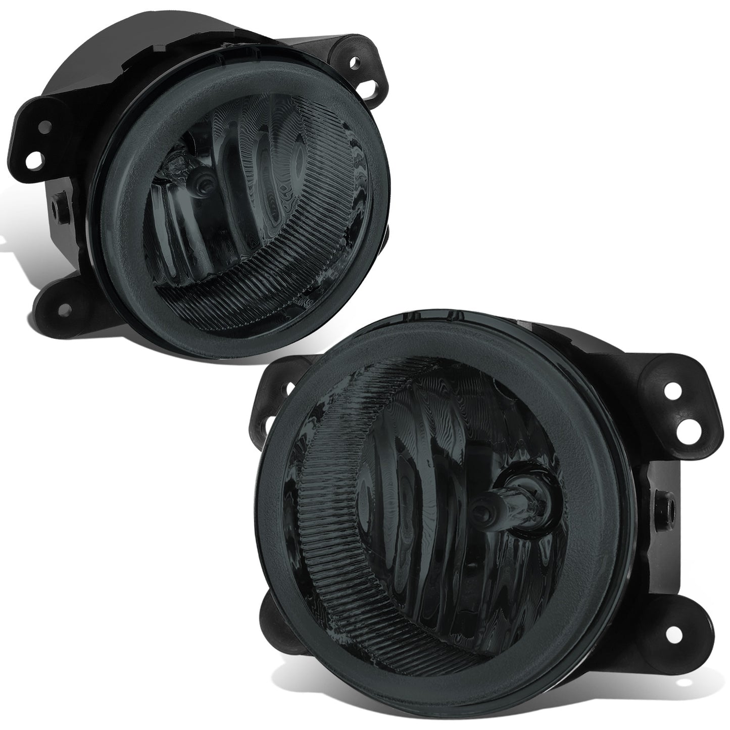 FAROS DE NIEBLA 05-10 CHRYSLER 300 C SRT8 TOURING LIMITED S / 06-10 CHRYSLER PT CRUISER / 2009 DODGE JOURNEY / 05-07 DODGE MAGNUM / 07-18 JEEP WRANGLER - H10 BULB - SMOKED