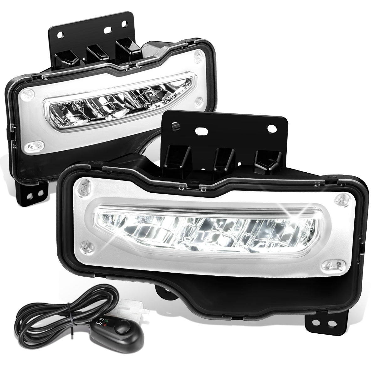 FAROS DE NIEBLA 16-18 GMC SIERRA 1500 / 2018 GMC SIERRA 1500 LIMITED - FULL LED - CLEAR