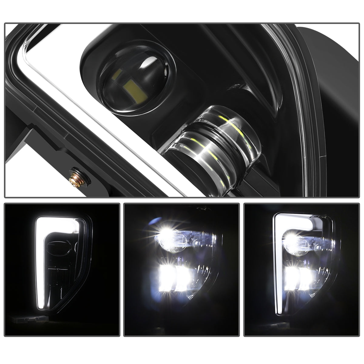 FAROS DE NIEBLA 2016 2017 2018 CHEVY SILVERADO 1500 DRIVING BUMPER LAMPS – CLEAR LENS,WITHOUT WIRE SWITCH