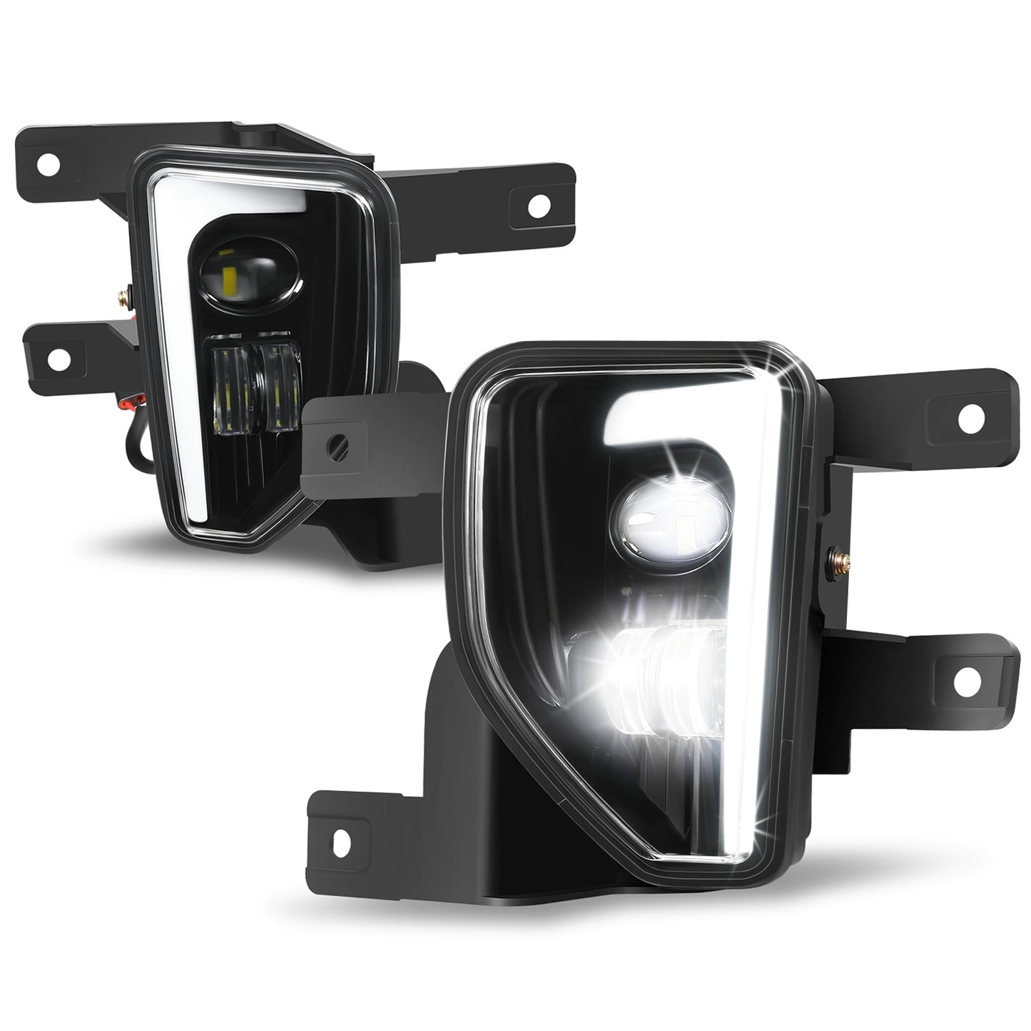 FAROS DE NIEBLA 2016 2017 2018 CHEVY SILVERADO 1500 DRIVING BUMPER LAMPS – CLEAR LENS,WITHOUT WIRE SWITCH