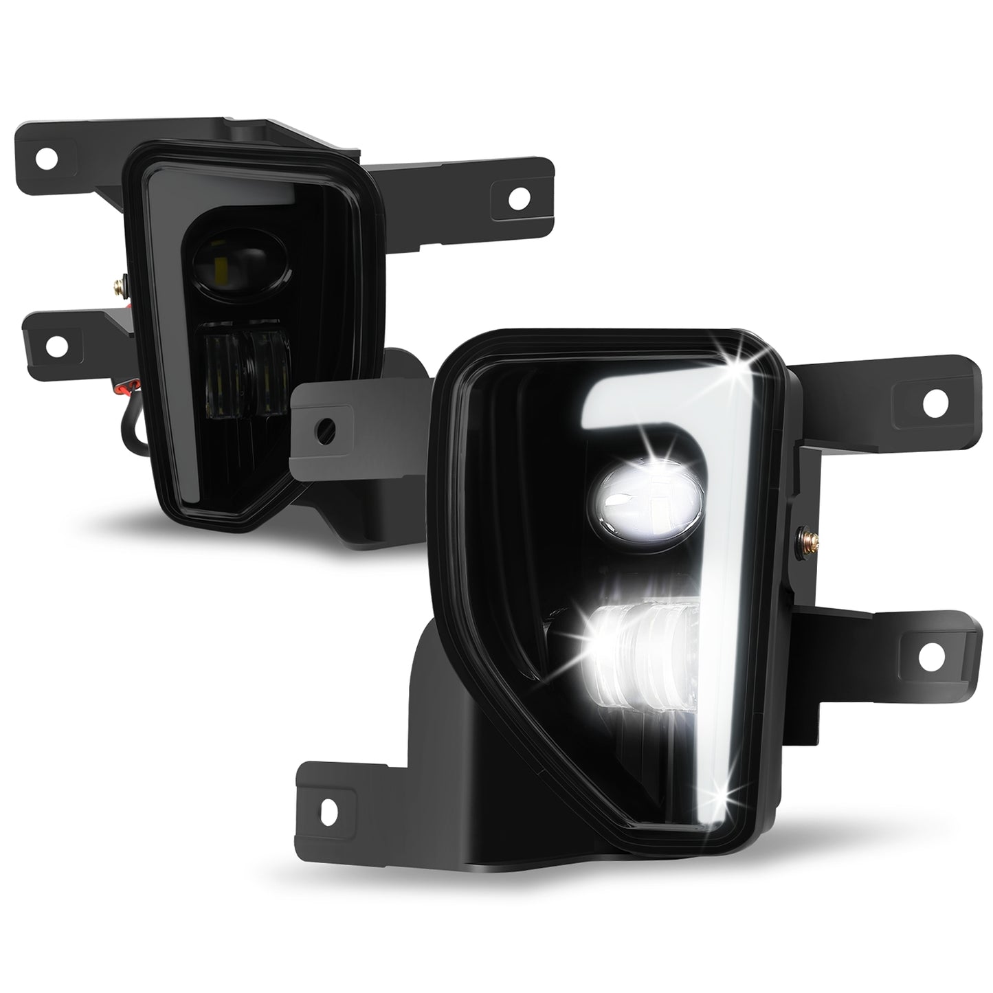 FAROS DE NIEBLA 2016 2017 2018 CHEVY SILVERADO 1500 DRIVING BUMPER LAMPS – SMOKE LENS, WITHOUT WIRE SWITCH