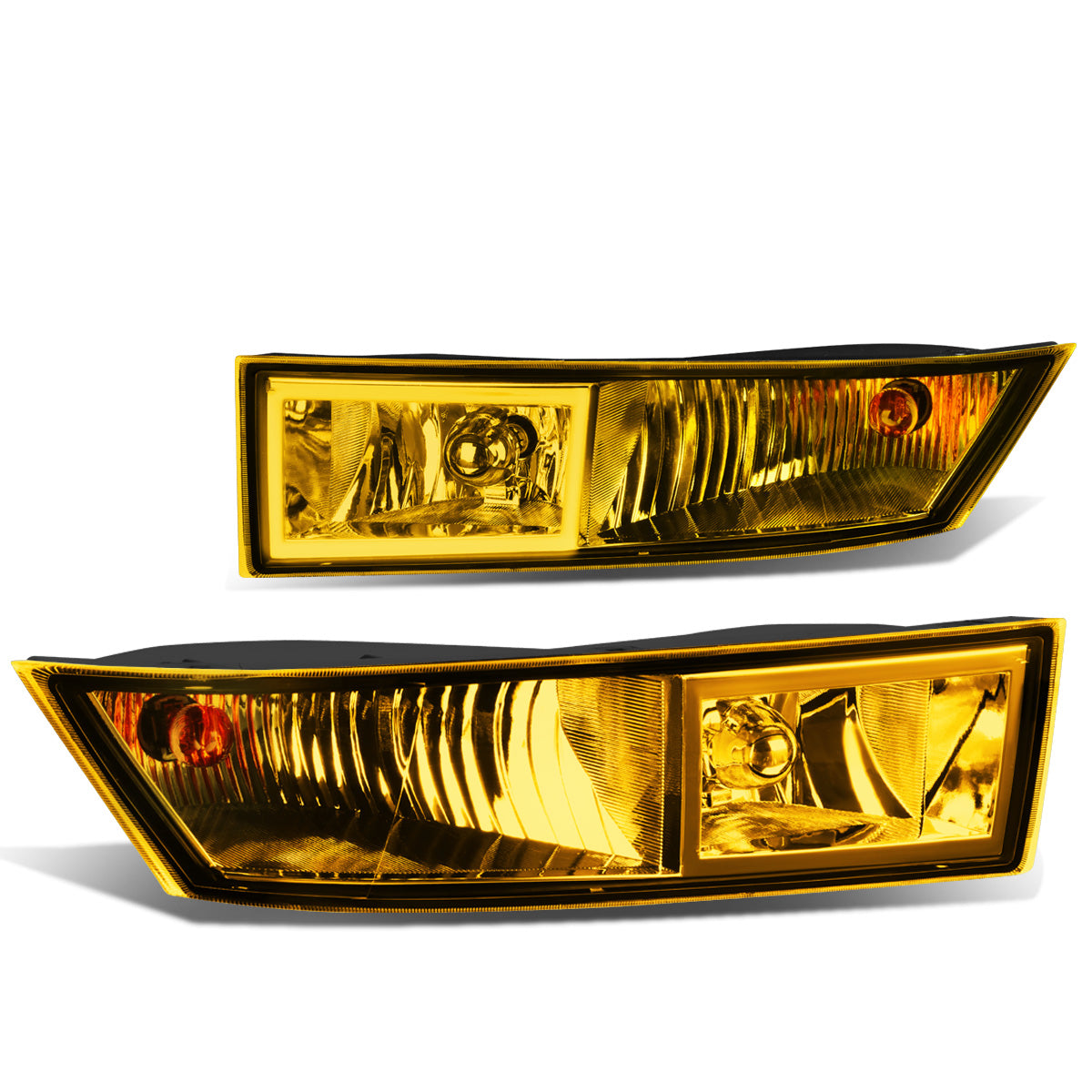 FAROS DE NIEBLA 07-14 CADILLAC ESCALADE , ESV / 07-13 ESCALADE EXT - WITH SWITCH AND BEZEL - H10 BULB - AMBER