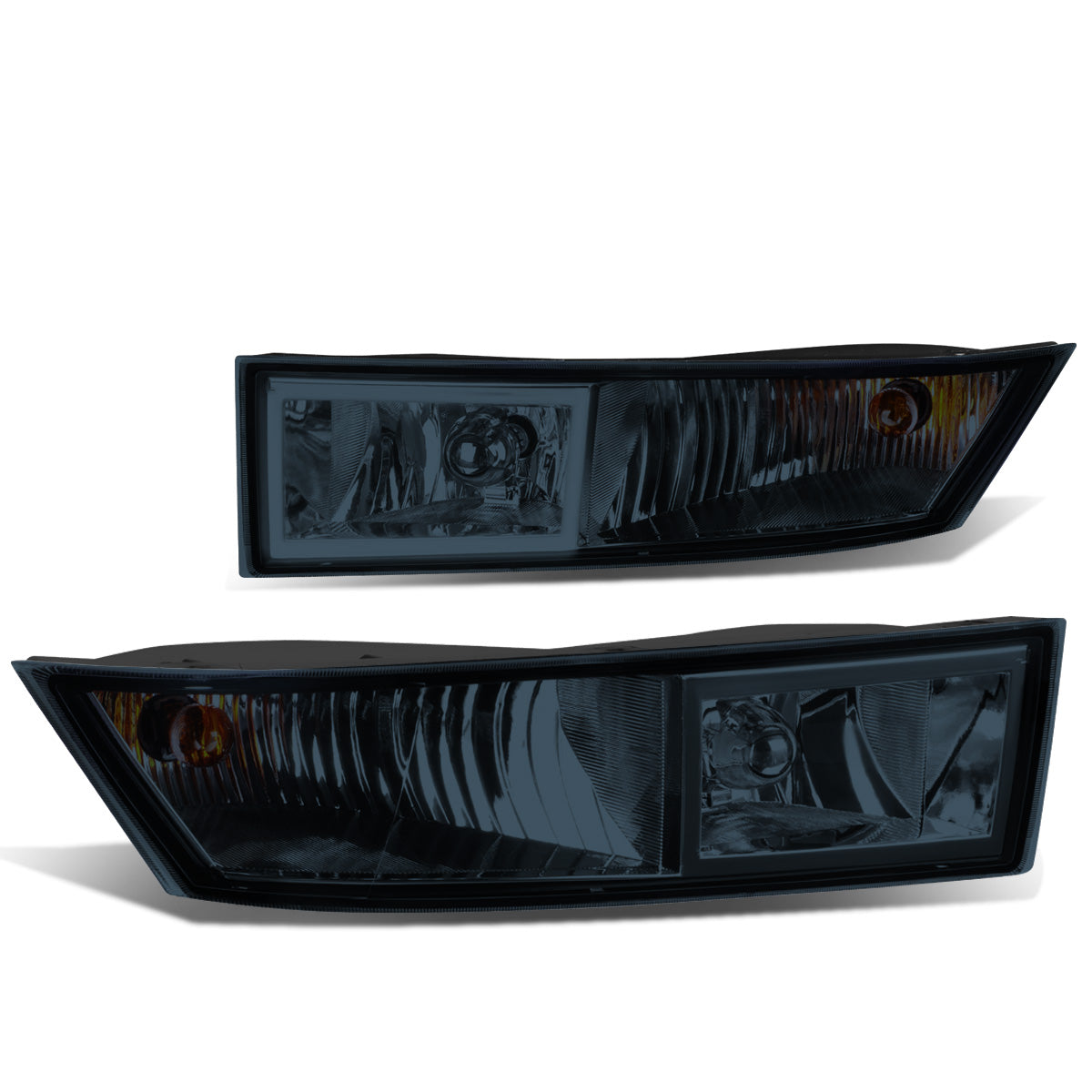 FAROS DE NIEBLA 07-14 CADILLAC ESCALADE , ESV / 07-13 ESCALADE EXT - WITH SWITCH AND BEZEL - H10 BULB - SMOKE