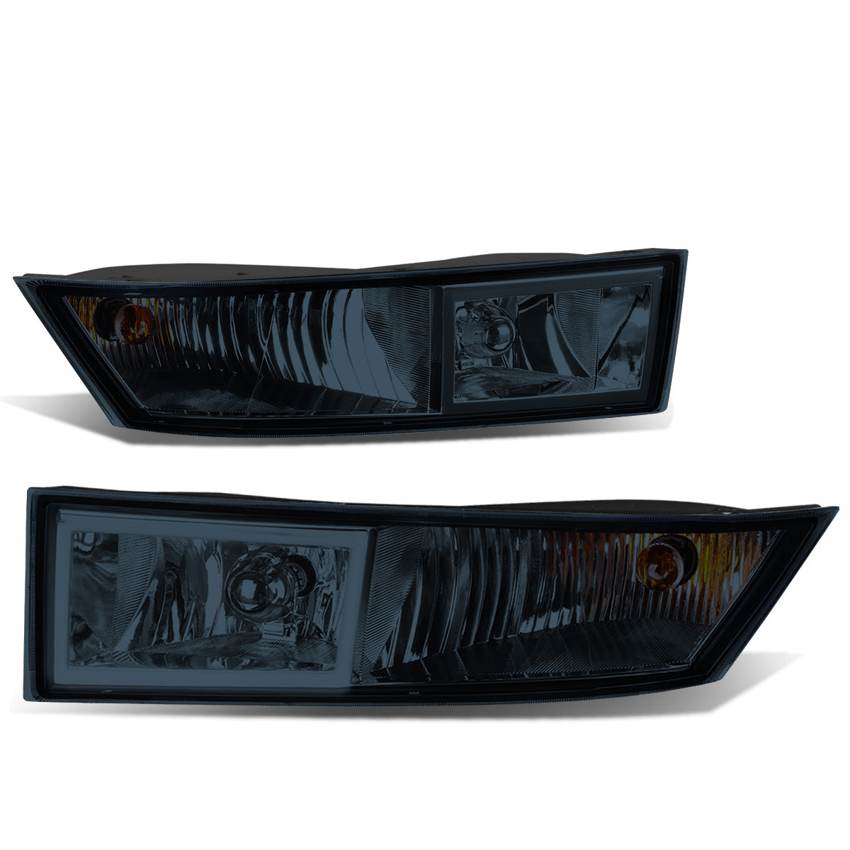 FAROS DE NIEBLA 07-14 CADILLAC ESCALADE , ESV / 07-13 ESCALADE EXT - WITH SWITCH AND BEZEL - H10 BULB - SMOKE