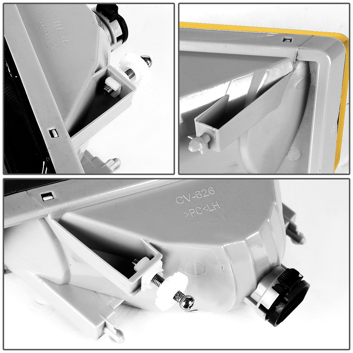 FAROS DE NIEBLA 07-08 CADILLAC ESCALADE / 07-13 CHEVY AVALANCHE, SUBURBAN 2500 / 07-15 SILVERADO 1500, 2500, 3500, 2500, 3500 HD, GMC SIERRA 1500, 2500, 3500 HD / 07-17 TAHOE / 15-17 SUBURBAN / 07-14 SUBURBAN 1500 / 10-18 YUKON / 15-18 YUKON XL - WITH