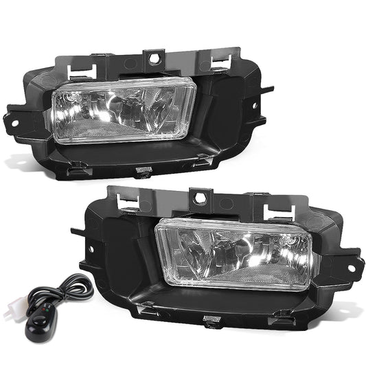 FAROS DE NIEBLA 14-15 CHEVY SILVERADO - WITH SWITCH - 5202 BULB - CHROME / CLEAR
