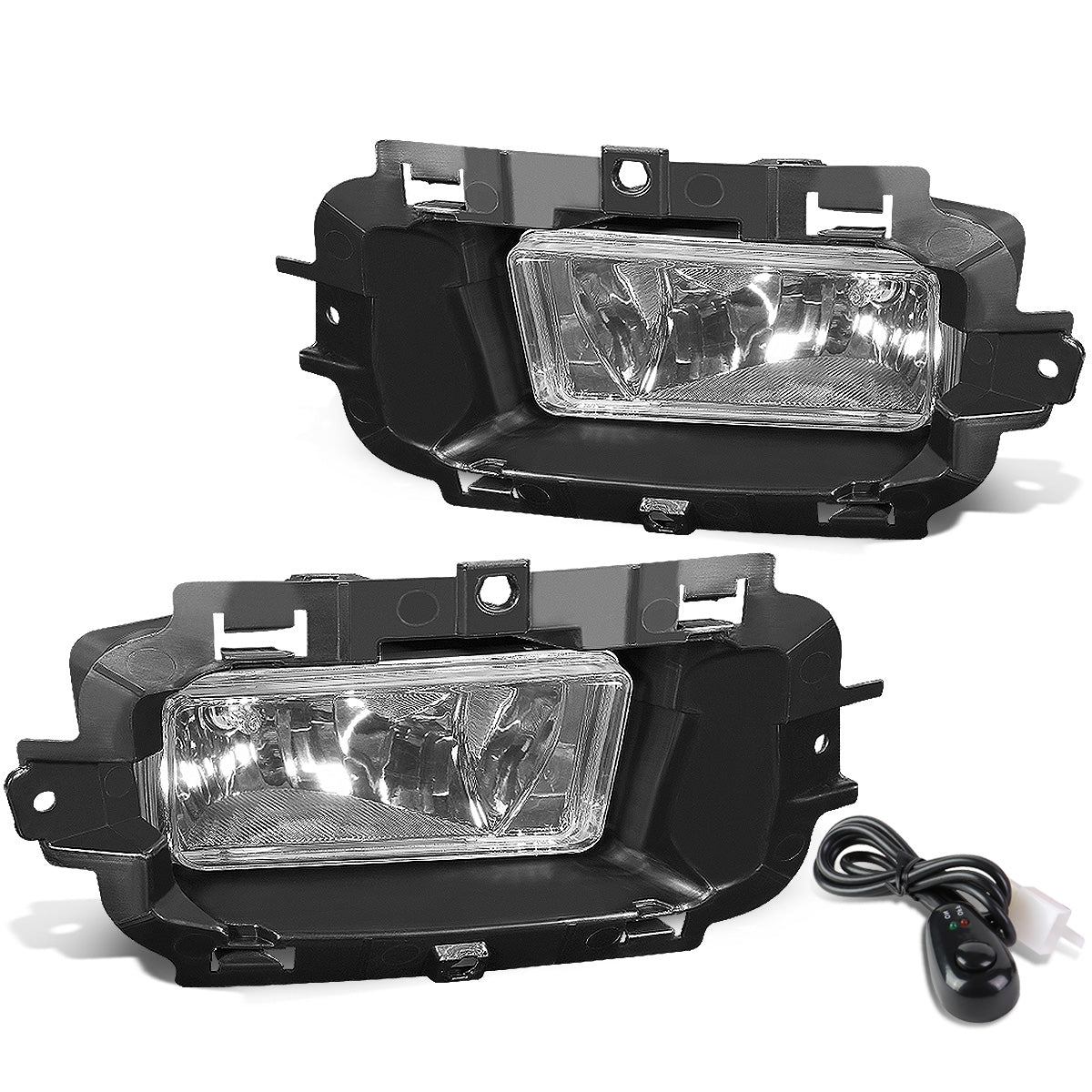 FAROS DE NIEBLA 14-15 CHEVY SILVERADO - WITH SWITCH - 5202 BULB - CHROME / CLEAR