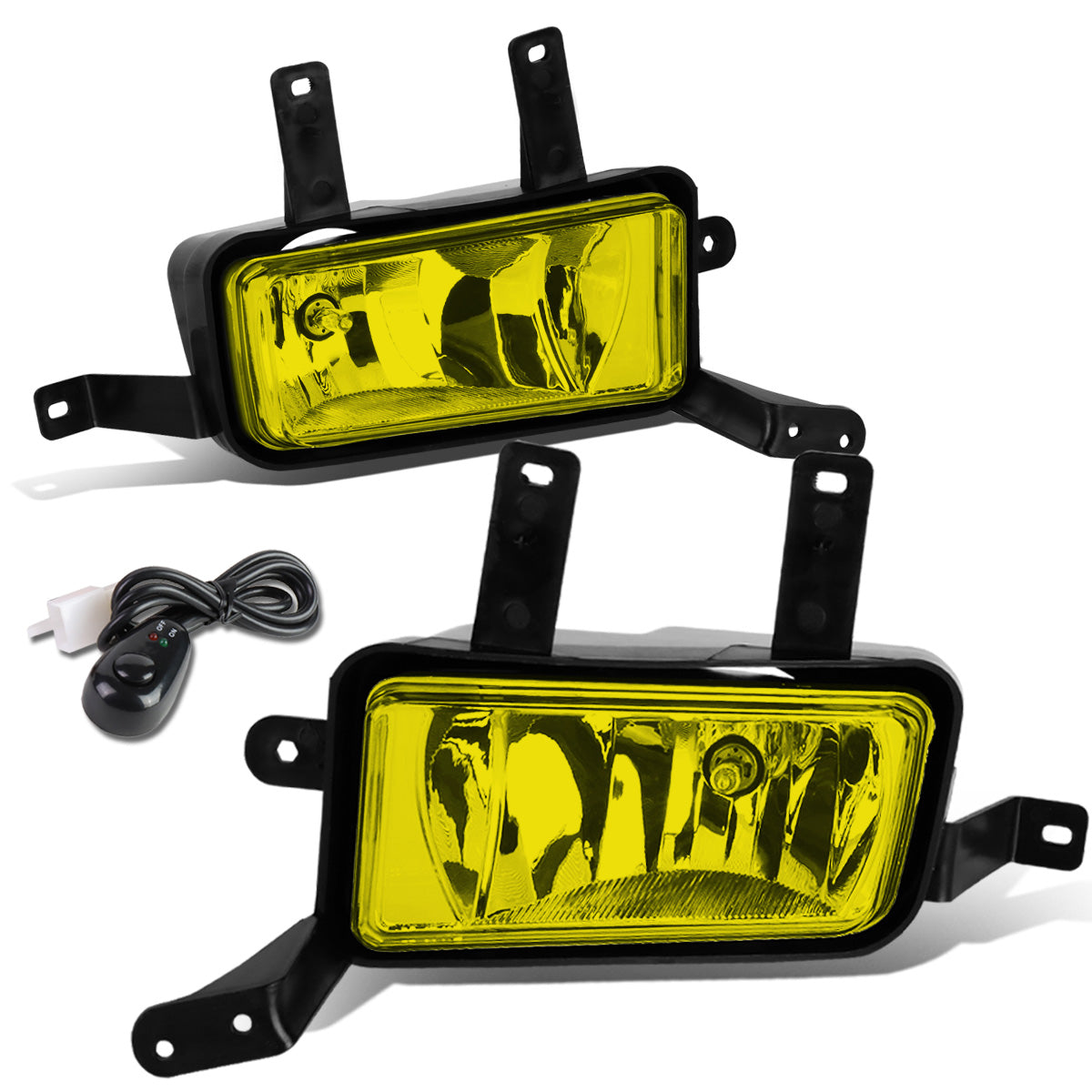 FAROS DE NIEBLA 15-20 CHEVY TAHOE, SUBURBAN, GMC YUKON, YUKON XL / 16-19 SUBURBAN 3500 HD - WITH SWITCH - 5202 BULB - AMBER