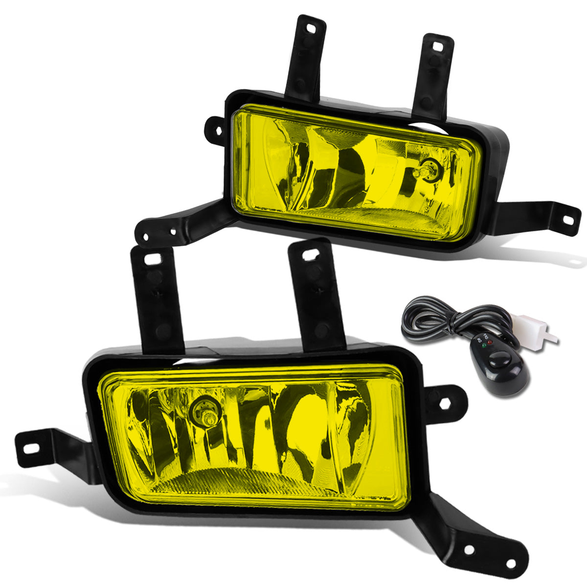 FAROS DE NIEBLA 15-20 CHEVY TAHOE, SUBURBAN, GMC YUKON, YUKON XL / 16-19 SUBURBAN 3500 HD - WITH SWITCH - 5202 BULB - AMBER