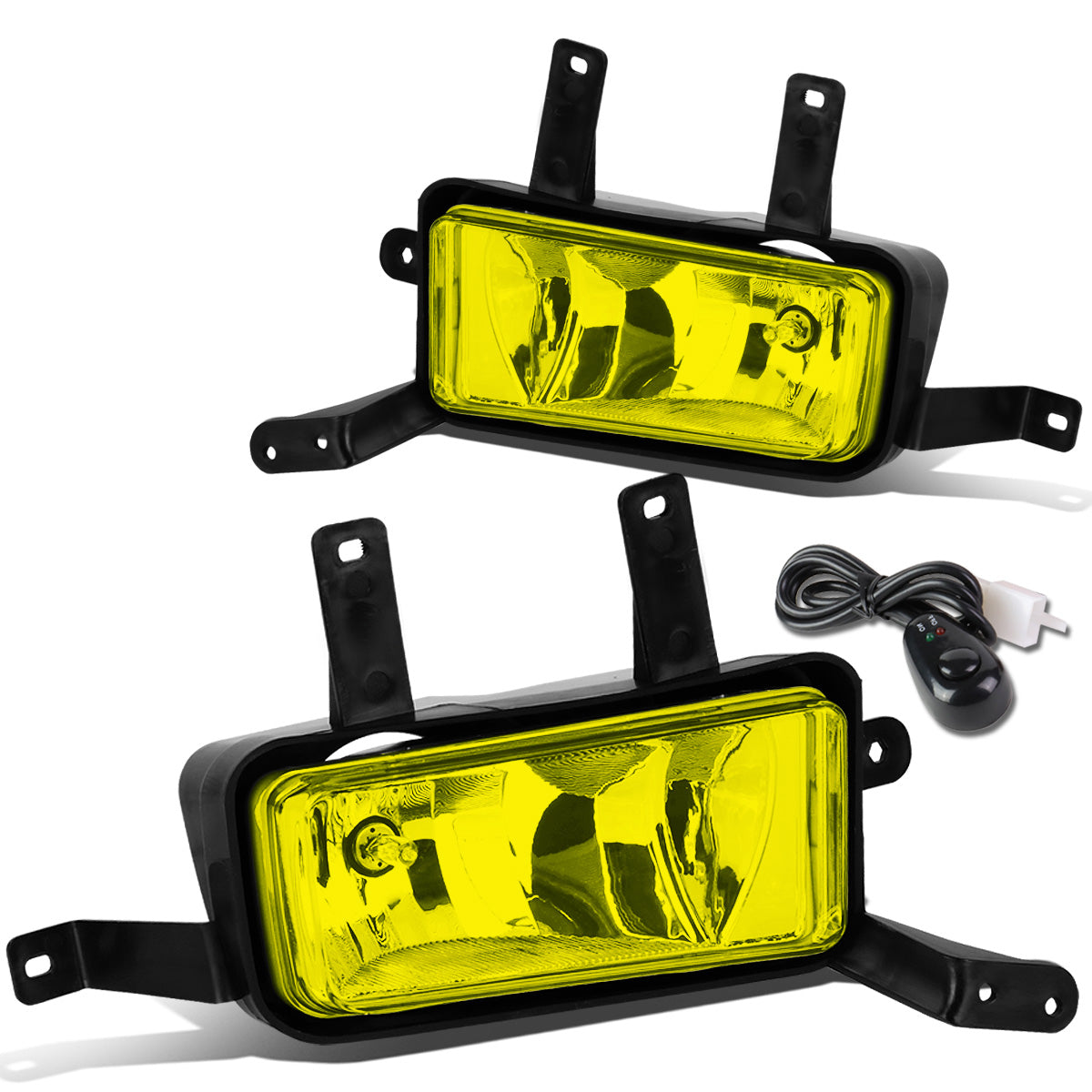 FAROS DE NIEBLA 15-20 CHEVY TAHOE, SUBURBAN, GMC YUKON, YUKON XL / 16-19 SUBURBAN 3500 HD - WITH SWITCH - 5202 BULB - AMBER