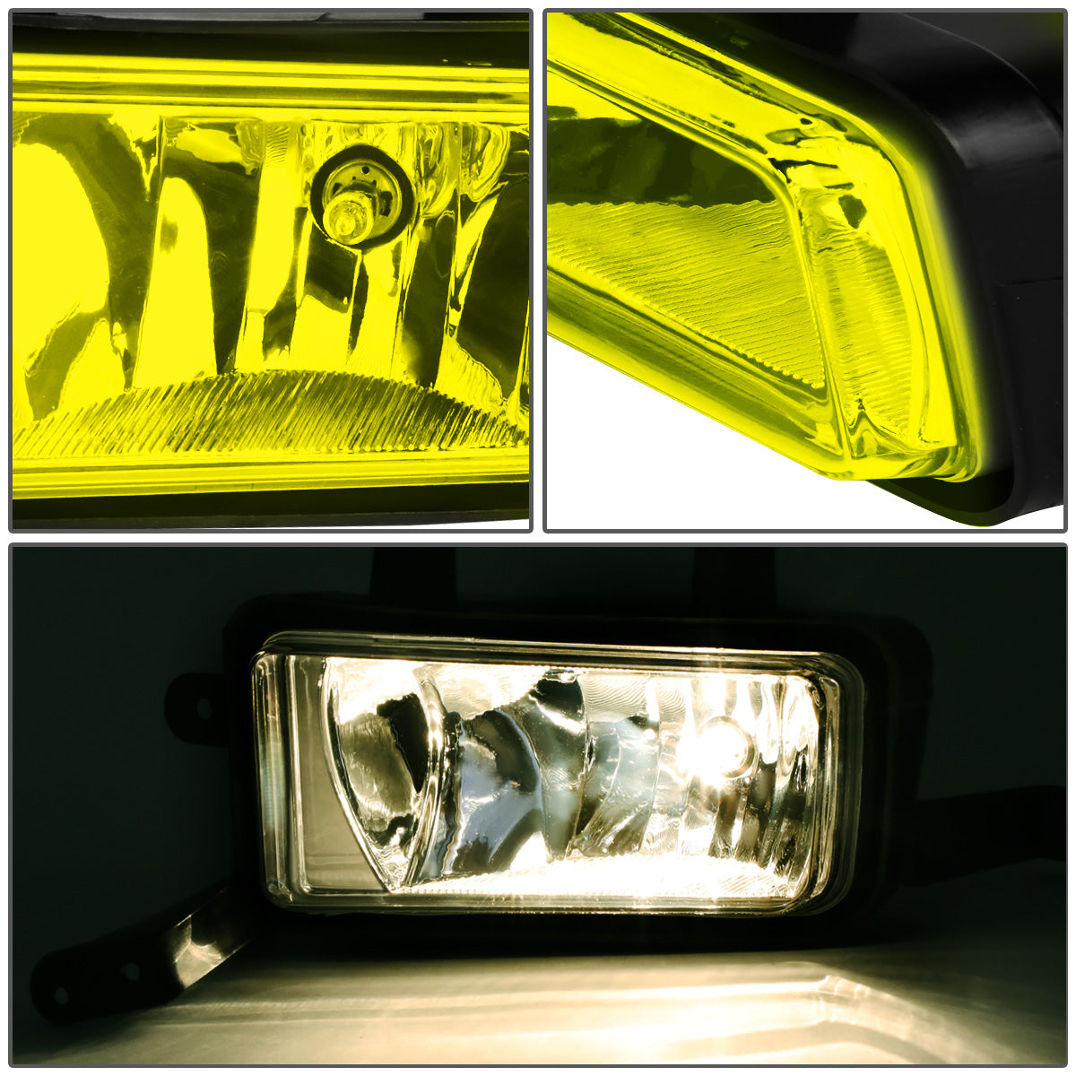FAROS DE NIEBLA 15-20 CHEVY TAHOE, SUBURBAN, GMC YUKON, YUKON XL / 16-19 SUBURBAN 3500 HD - WITH SWITCH - 5202 BULB - AMBER