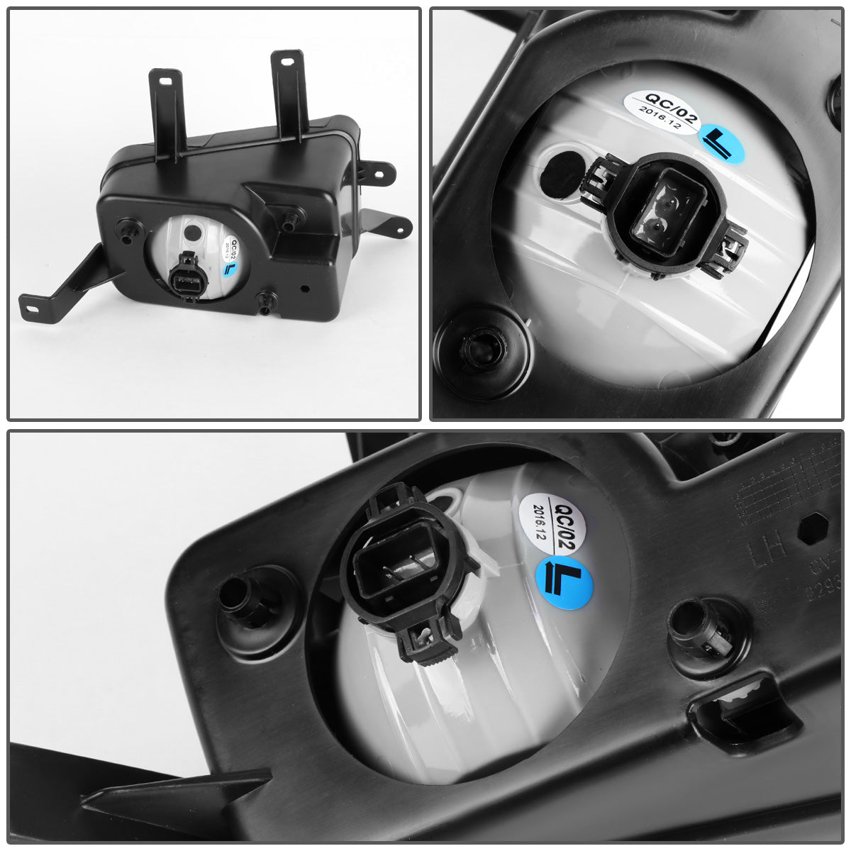 FAROS DE NIEBLA 15-20 CHEVY TAHOE, SUBURBAN, GMC YUKON, YUKON XL / 16-19 SUBURBAN 3500 HD - WITH SWITCH - 5202 BULB - SMOKE