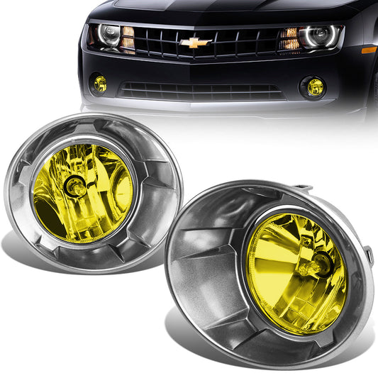 FAROS DE NIEBLA 10-13 CHEVY CAMARO - WITH BEZEL - 5202 BULB - AMBER