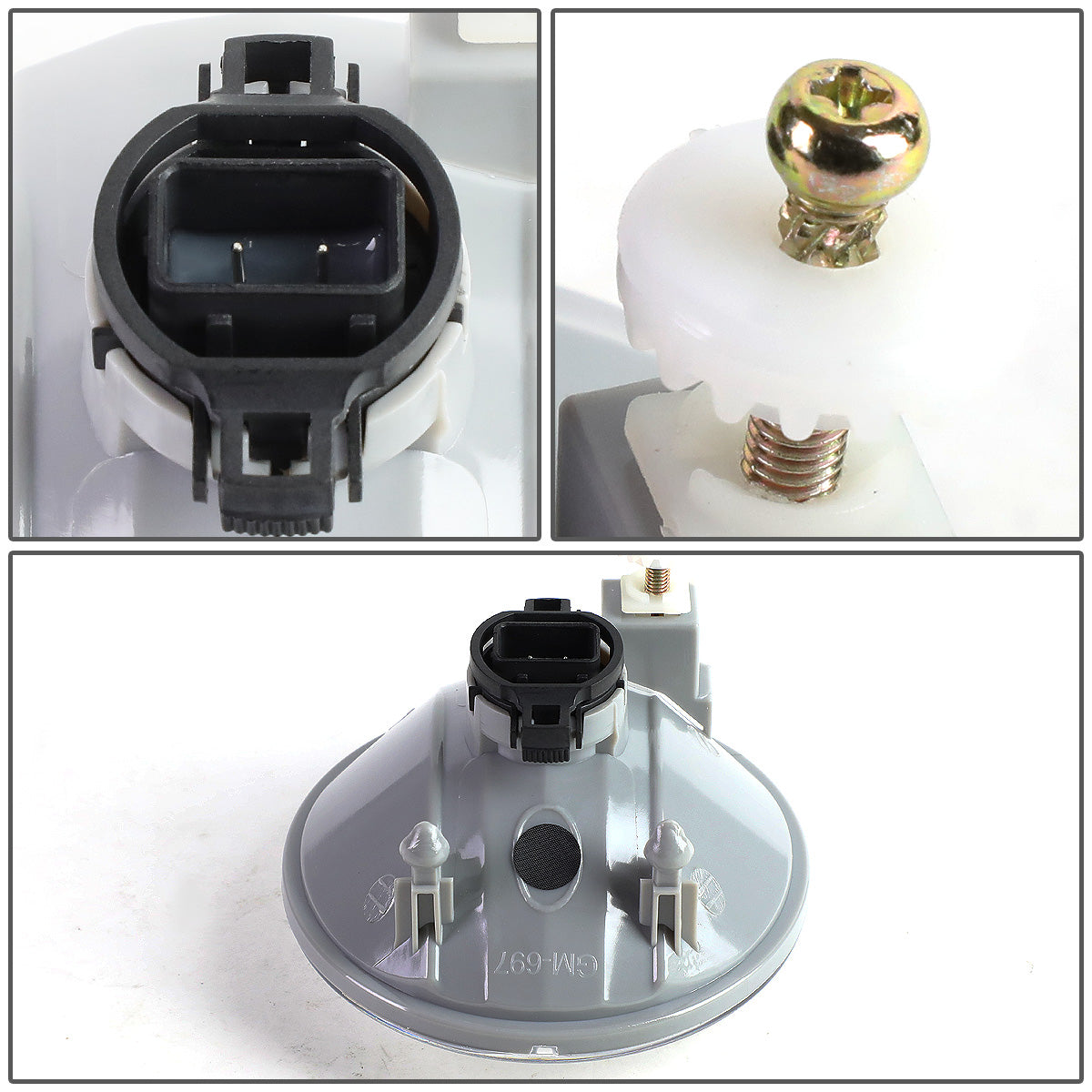 FAROS DE NIEBLA 10-13 CHEVY CAMARO - WITH BEZEL - 5202 BULB - CHROME / CLEAR