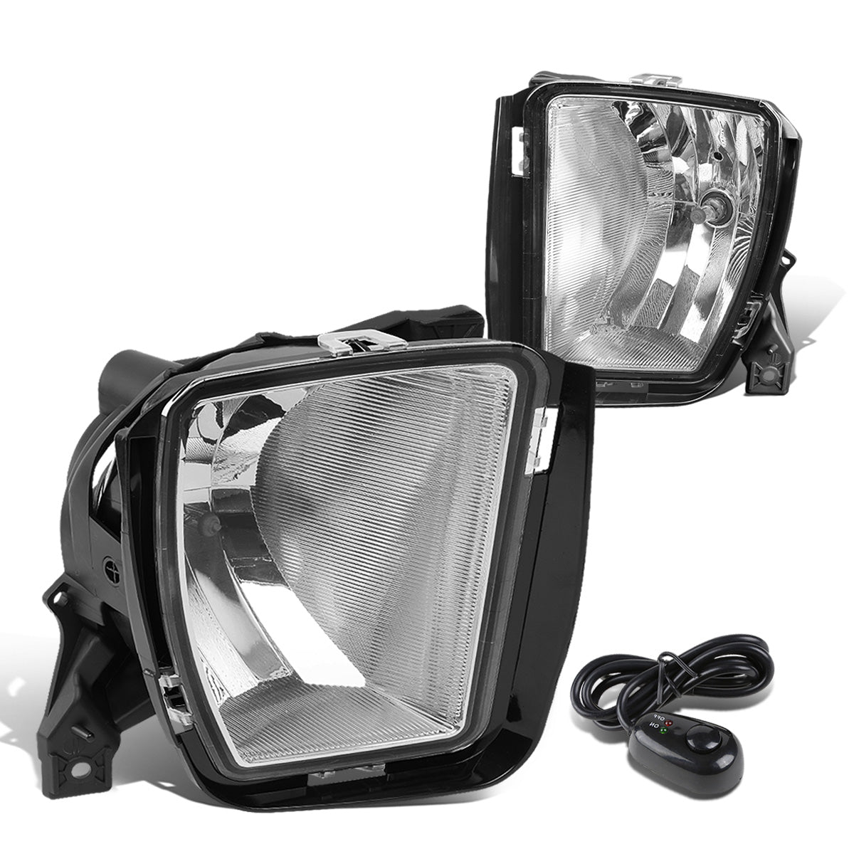 FAROS DE NIEBLA 13-18 RAM 1500 - WITH SWITCH - CHROME / CLEAR