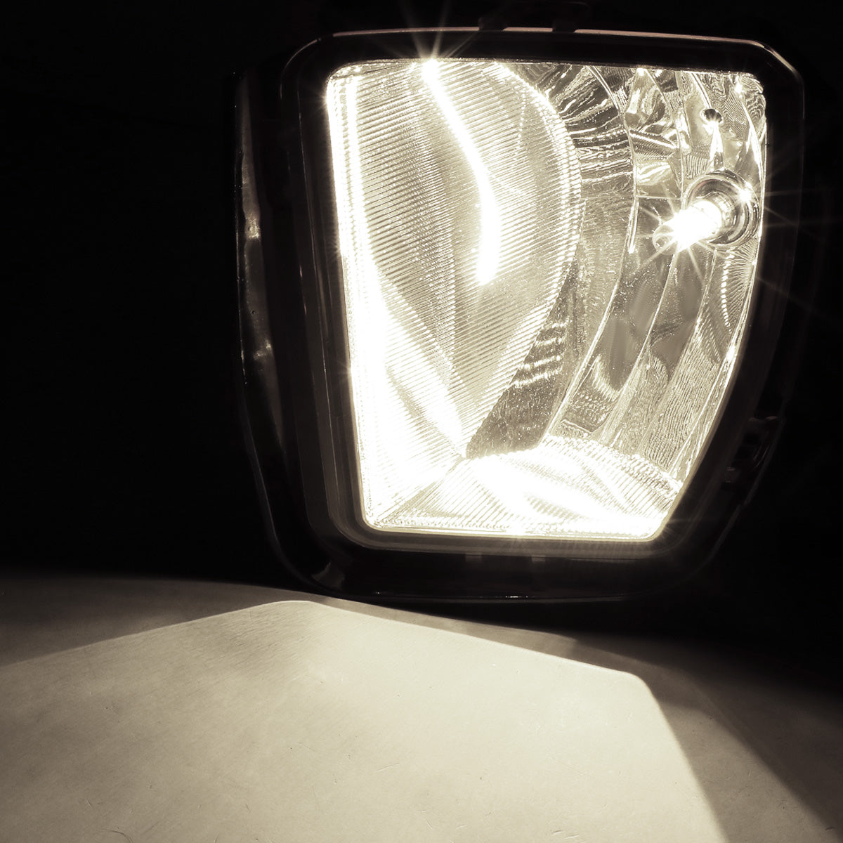 FAROS DE NIEBLA 13-18 RAM 1500 - WITH SWITCH - CHROME / CLEAR