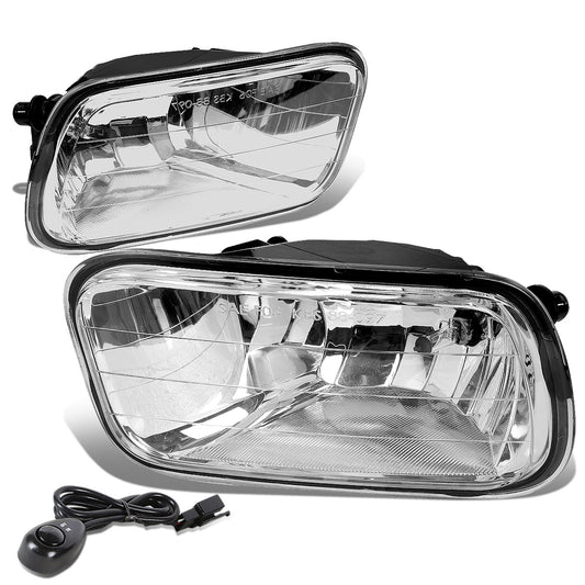 FAROS DE NIEBLA 11-12 RAM 1500, 2500, 3500 / 2010 DODGE RAM 2500, 3500 / 09-10 DODGE RAM 1500 - WITH SWITCH - H10 BULB - CHROME / CLEAR