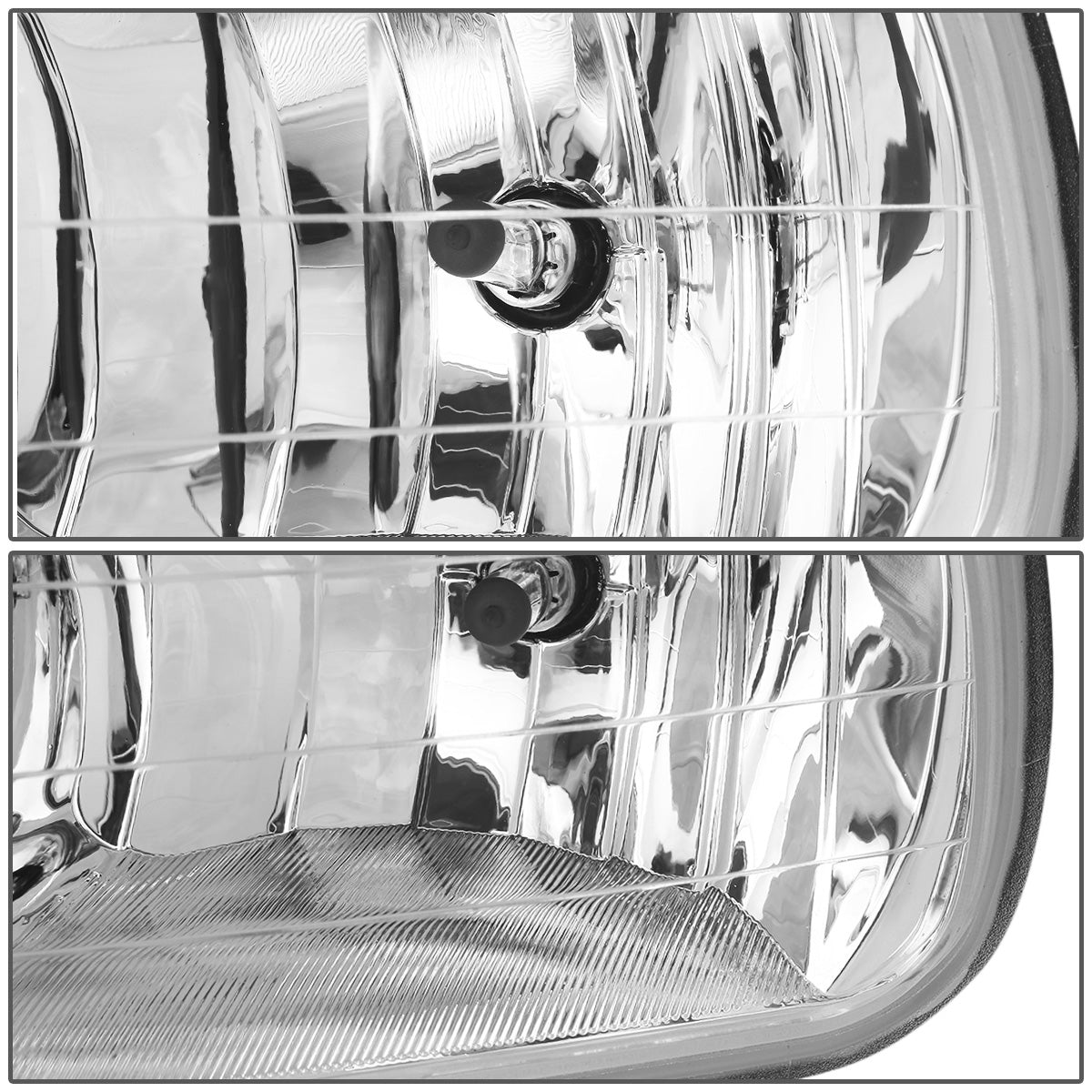 FAROS DE NIEBLA 11-12 RAM 1500, 2500, 3500 / 2010 DODGE RAM 2500, 3500 / 09-10 DODGE RAM 1500 - WITH SWITCH - H10 BULB - CHROME / CLEAR
