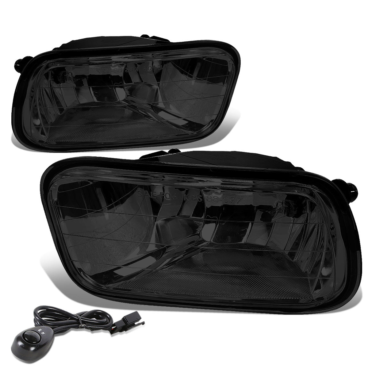 FAROS DE NIEBLA 11-12 RAM 1500, 2500, 3500 / 2010 DODGE RAM 2500, 3500 / 09-10 DODGE RAM 1500 - WITH SWITCH - H10 BULB - SMOKE