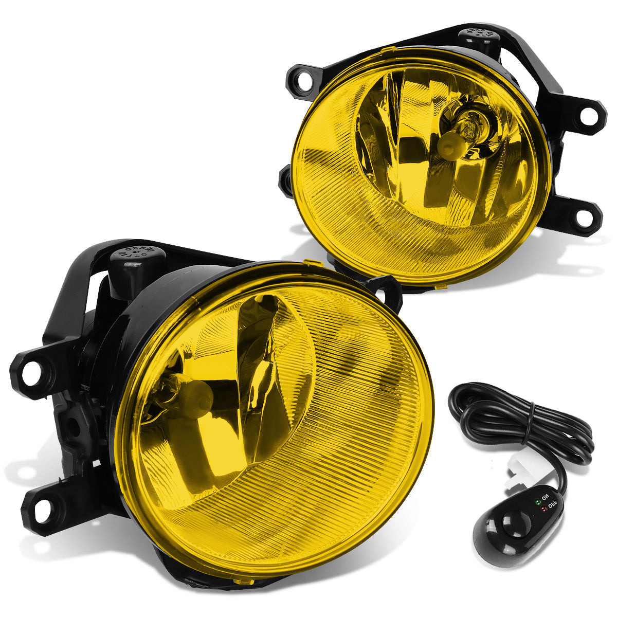 FAROS DE NIEBLA 15-16 TOYOTA RAV4 / 14-15 4RUNNER, LEXUS CT200H, GS350, IS250, IS350, RX350, RX450H / 14-16 COROLLA / 13-15 LEXUS ES300H / 14-18 HIGHLANDER / 12-15 PRIUS / 12-14 PRIUS C / 15-18 TACOMA / 13-16 TUNDRA - WITH SWITCH - H16 BULB - AMBER