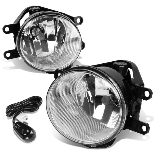 FAROS DE NIEBLA 15-16 TOYOTA RAV4 / 14-15 4RUNNER, LEXUS CT200H, GS350, IS250, IS350, RX350, RX450H / 14-16 COROLLA / 13-15 LEXUS ES300H / 14-18 HIGHLANDER / 12-15 PRIUS / 12-14 PRIUS C / 15-18 TACOMA / 13-16 TUNDRA - WITH SWITCH - H16 BULB - CHROME /