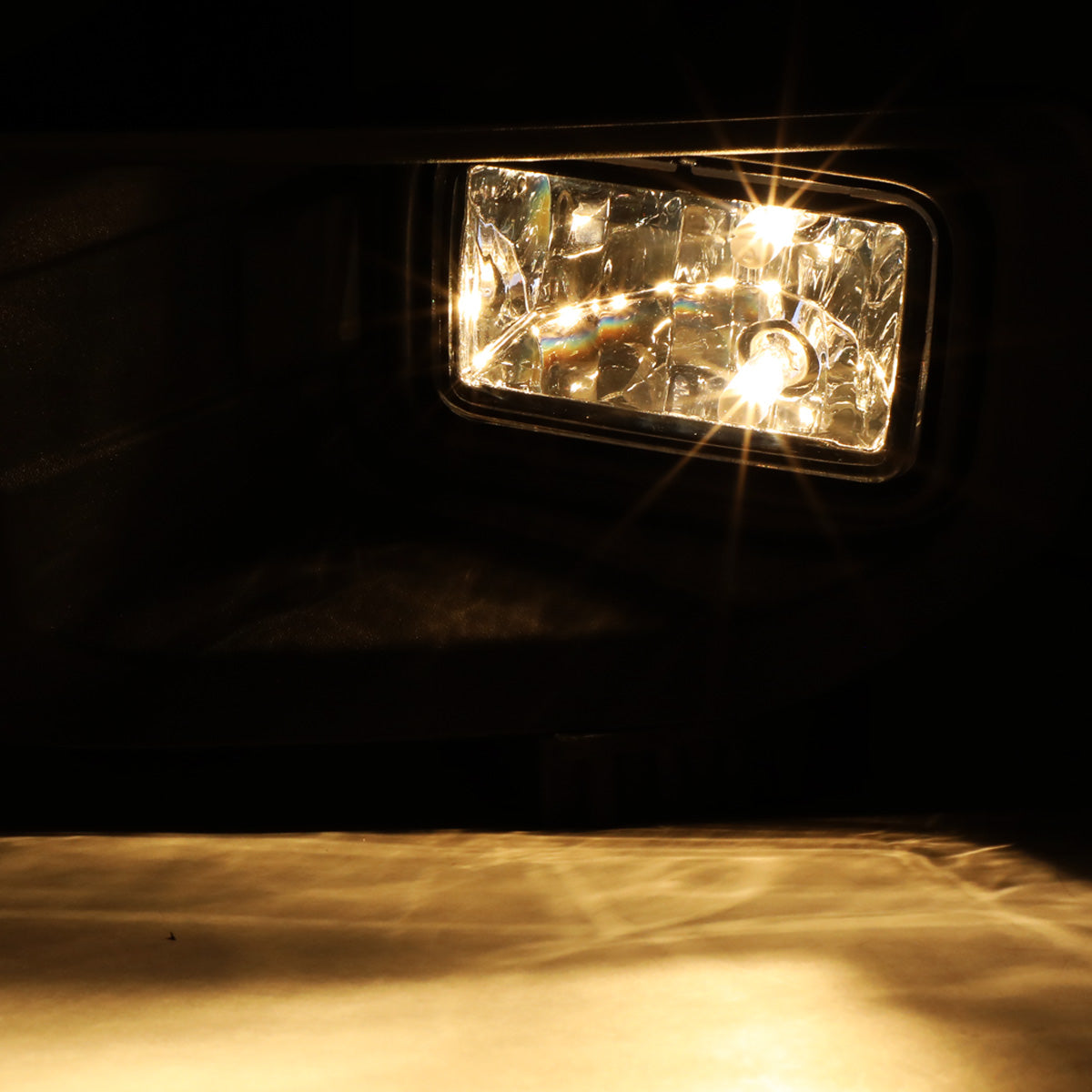 FAROS DE NIEBLA 15-17 FORD F-150 - WITH SWITCH AND BEZEL - H10 BULB - AMBER