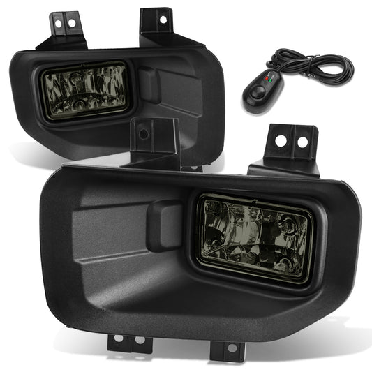 FAROS DE NIEBLA 15-17 FORD F-150 - WITH SWITCH AND BEZEL - H10 BULB - SMOKE