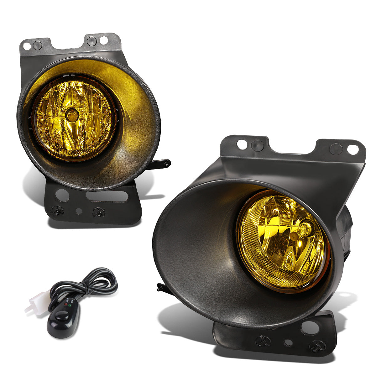 FAROS DE NIEBLA 06-08 FORD F-150, LINCOLN MARK LT - WITH SWITCH - H10 BULB - AMBER