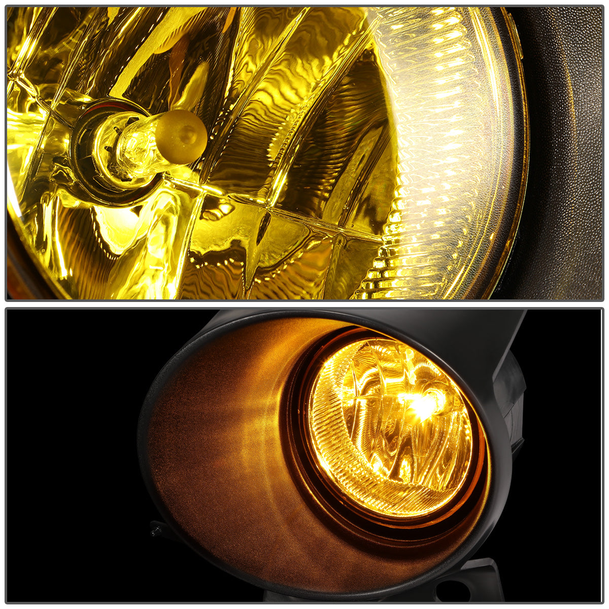 FAROS DE NIEBLA 06-08 FORD F-150, LINCOLN MARK LT - WITH SWITCH - H10 BULB - AMBER