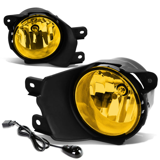 FAROS DE NIEBLA 08-17 TOYOTA SEQUOIA - WITH SWITCH - H10 BULB - AMBER