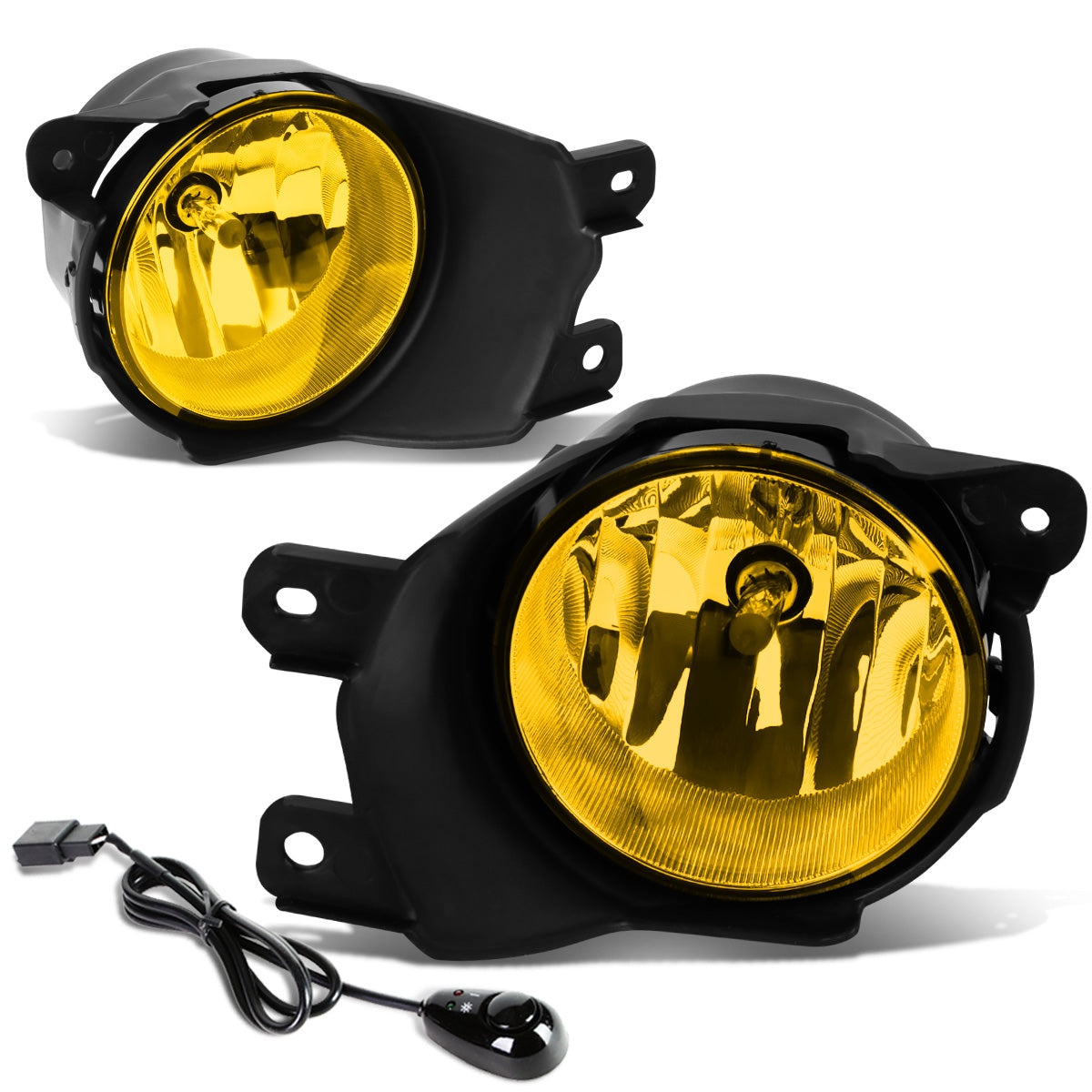 FAROS DE NIEBLA 08-17 TOYOTA SEQUOIA - WITH SWITCH - H10 BULB - AMBER