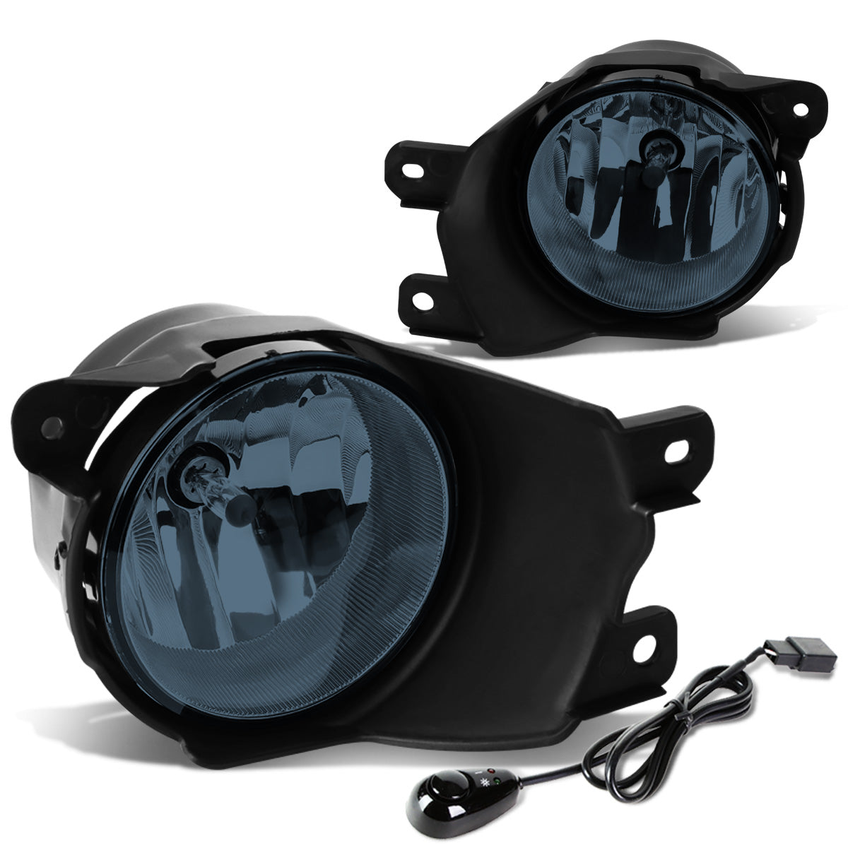 FAROS DE NIEBLA 08-17 TOYOTA SEQUOIA - WITH SWITCH - H10 BULB - SMOKE