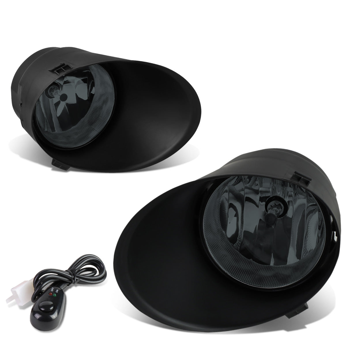 FAROS DE NIEBLA 07-13 TOYOTA TUNDRA / 07-11 SEQUOIA - WITH SWITCH - H10 BULB - SMOKE