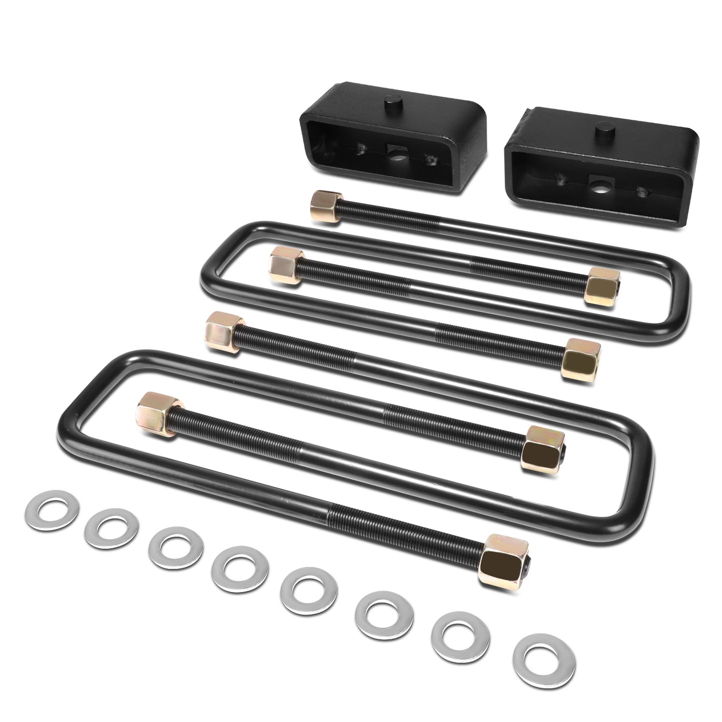 KIT ELEVACION 99-22 CHEVY SILVERADO 1500 / 99-22 GMC SIERRA 1500 - REAR - 2" LIFT - LEAF SPRING MOUNT