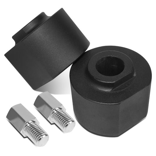 KIT ELEVACION 99-20 FORD F-250 SUPER DUTY / 99-20 FORD F-350 SUPER DUTY - FITS 2WD MODELS ONLY - EXCLUDES TWIN I-BEAM MODELS. FITS MONOBEAM AXLE ONLY - FRONT - 3" LIFT - LOWER SPRING PERCH MOUNT LIFT SPACER