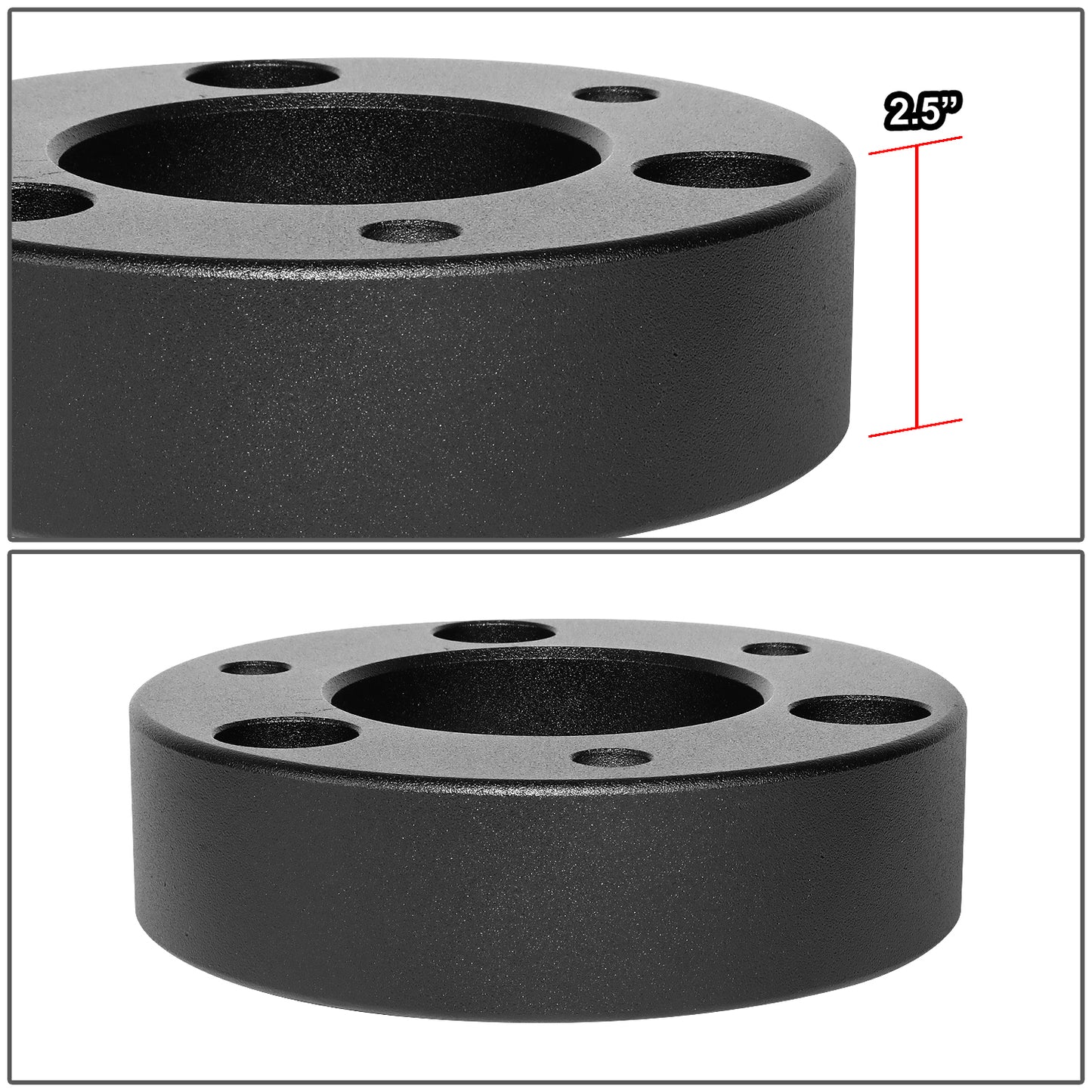 KIT ELEVACION 04-22 NISSAN TITAN / 04-15 NISSAN ARMADA - FITS 2WD & 4WD MODELS - FRONT - 2.5" LIFT - STRUT TOP MOUNT SPACER