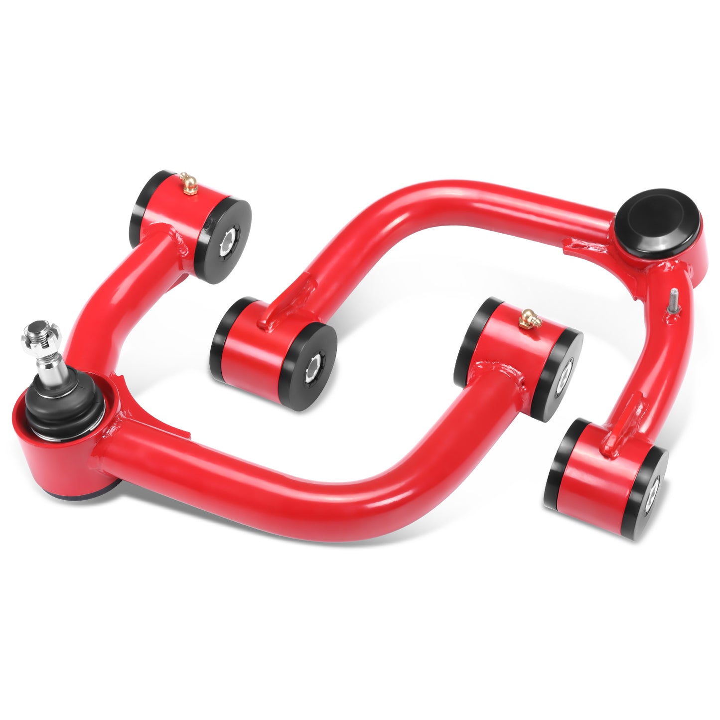 HORQUILLAS 2003-2022 TOYOTA FJ CRUISER 4RUNNER FRONT UPPER CONTROL ARMS 2-4"LIFT,
2003-2022 TOYOTA 4RUNNER
2007-2014 TOYOTA FJ CRUISER
2010-2016 LEXUS GX460
2003-2009 LEXUS GX470
RED+BLACK