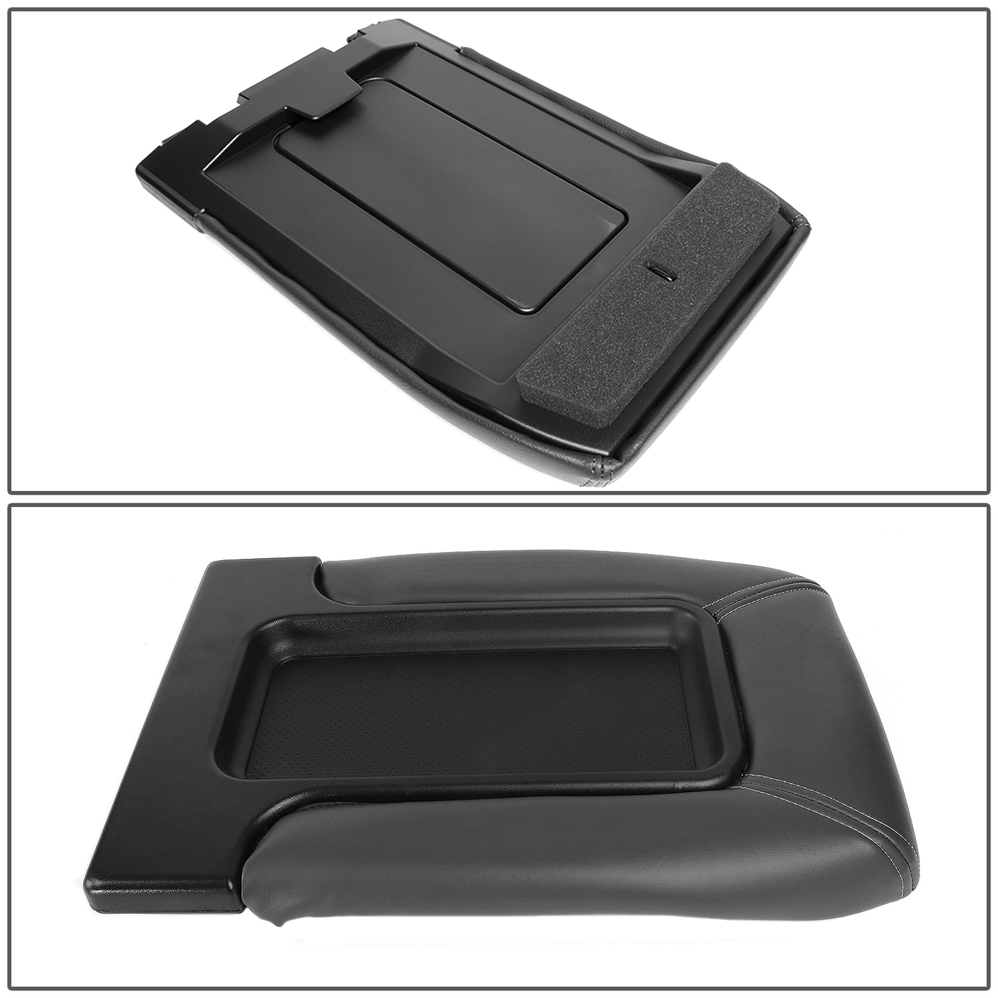 TAPA DE CONSOLA CENTER CONSOLE LID - 03 CADILLAC ESCALADE ESV / 02-03 CADILLAC ESCALADE EXT PICKUP TRUCK / 02-06 CHEVROLET AVALANCHE PICKUP TRUCK / 01-06 CHEVROLET SILVERADO PICKUP TRUCK / 07 CHEVROLET SILVERADO PICKUP TRUCK CLASSIC ONLY / 01-06 CHEVROLET