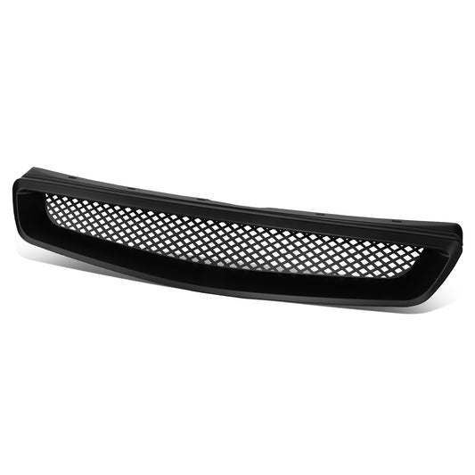 PARRILLA GRILLE - 99-00 HONDA CIVIC - DIAMOND MESH STYLE - FRONT UPPER - ABS - BLACK