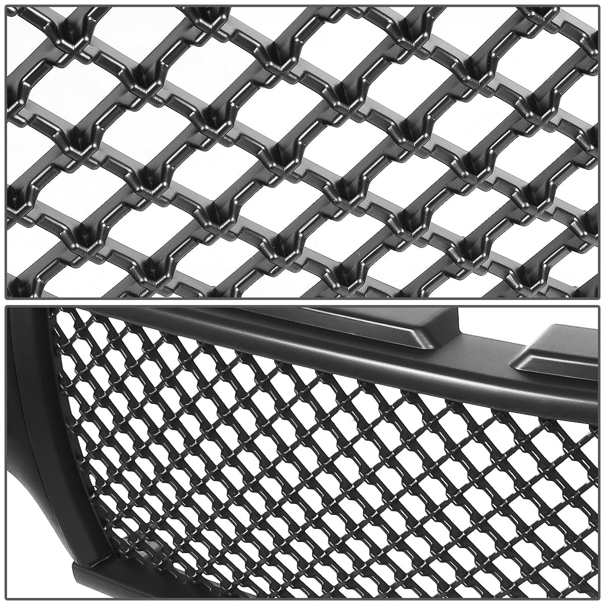 PARRILLA GRILLE - 99-02 CHEVY SILVERADO / 00-06 CHEVY SUBURBAN - GLOSSY MESH - MATTE BLACK