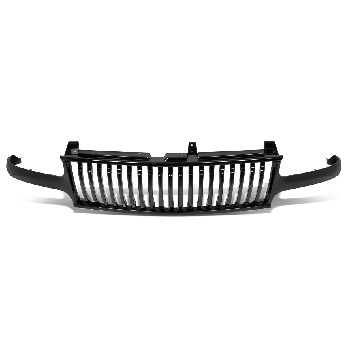 PARRILLA GRILLE - 99-02 SILVERADO 1500 / 00-06 CHEVY TAHOE / 00-06 CHEVY SUBURBAN 1500 2500 - BADGELESS VERTICAL FENCE - BLACK